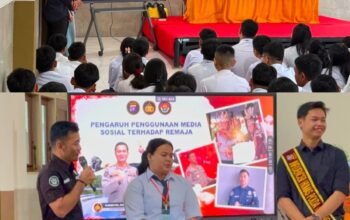 Bidhumas Polda Kalteng Sosialisasi Bijak Bermedia Sosial saat MPLS