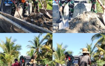 Kowad Tak Kenal Kata Mundur, Kapten Cke (K) Hannah Turun Langsung Angkut Material Jalan