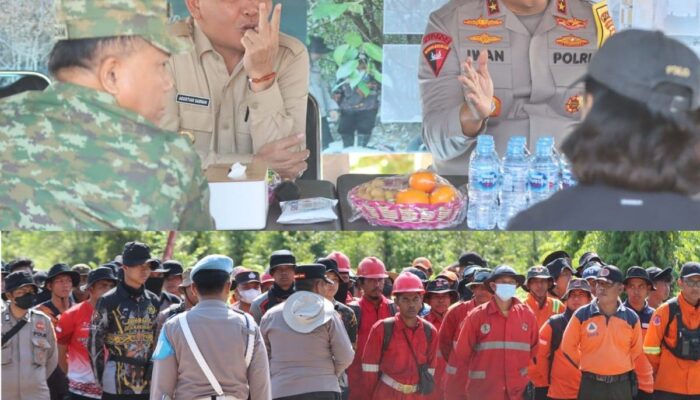 Kapolda dan Gubernur Kalteng Tinjau Posko Karhutla di Tumbang Nusa