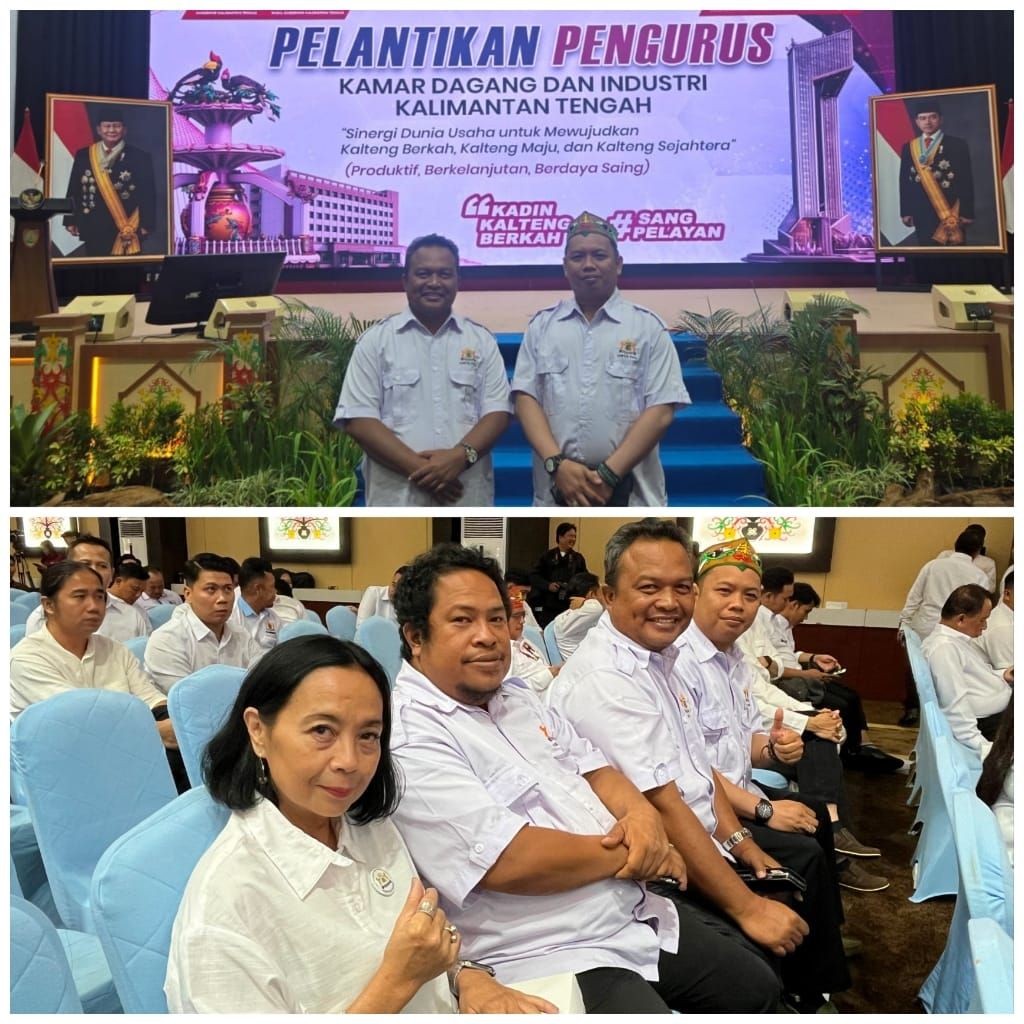 KADIN Kapuas Hadiri Pelantikan KADIN Kalteng