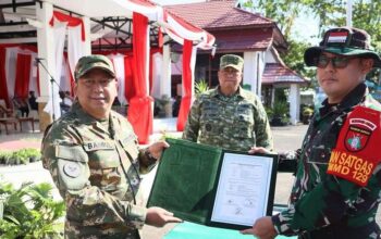 Pemkab Batola dan TNI Bangun Desa Tamban Bangun Lewat TMMD ke-129