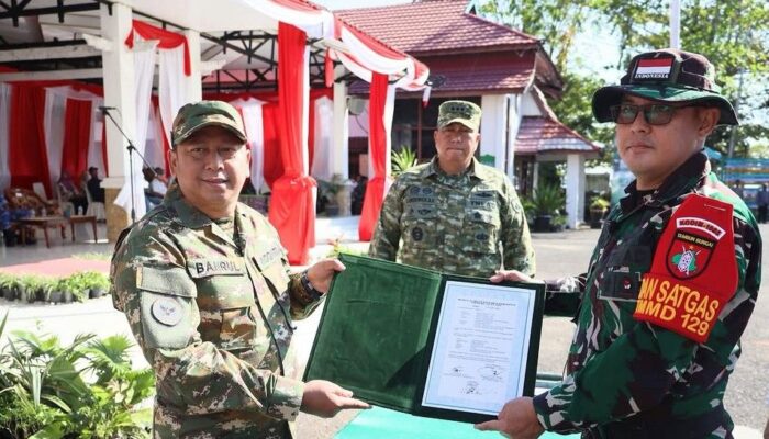 Pemkab Batola dan TNI Bangun Desa Tamban Bangun Lewat TMMD ke-129