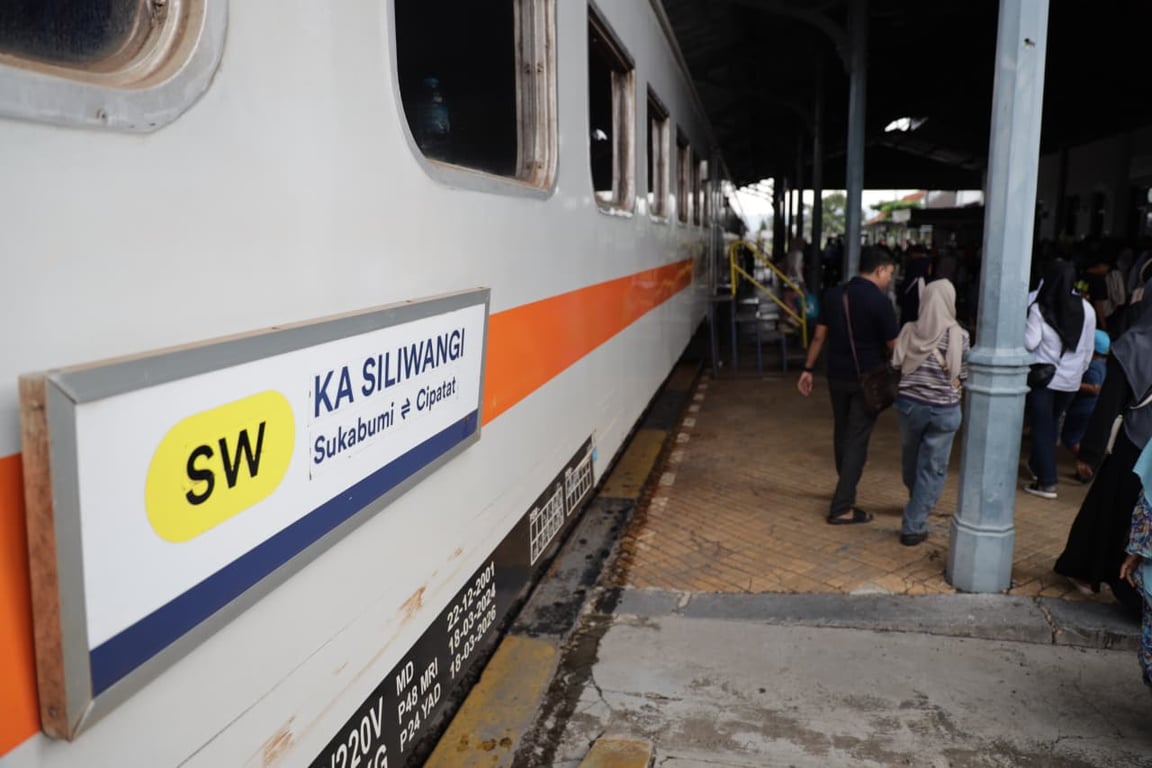 KA Siliwangi Angkut Hampir 5 ribu Pelanggan dalam Sehari, Tertinggi Selama Periode Liburan Sekolah