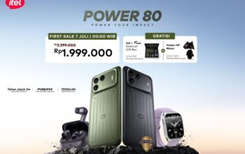 itel POWER 80 Resmi Rilis! Tahan Benturan, Tahan Air, dan Bisa Rekam Video di Dalam Air itel POWER 80 Resmi Rilis! Tahan Benturan, Tahan Air, dan Bisa Rekam Video di Dalam Air