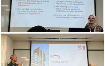 Inovasi Lean Construction di Salah Satu Proyek PTPP Jadi Referensi pada  Forum Internasional IGLC34 Singapura