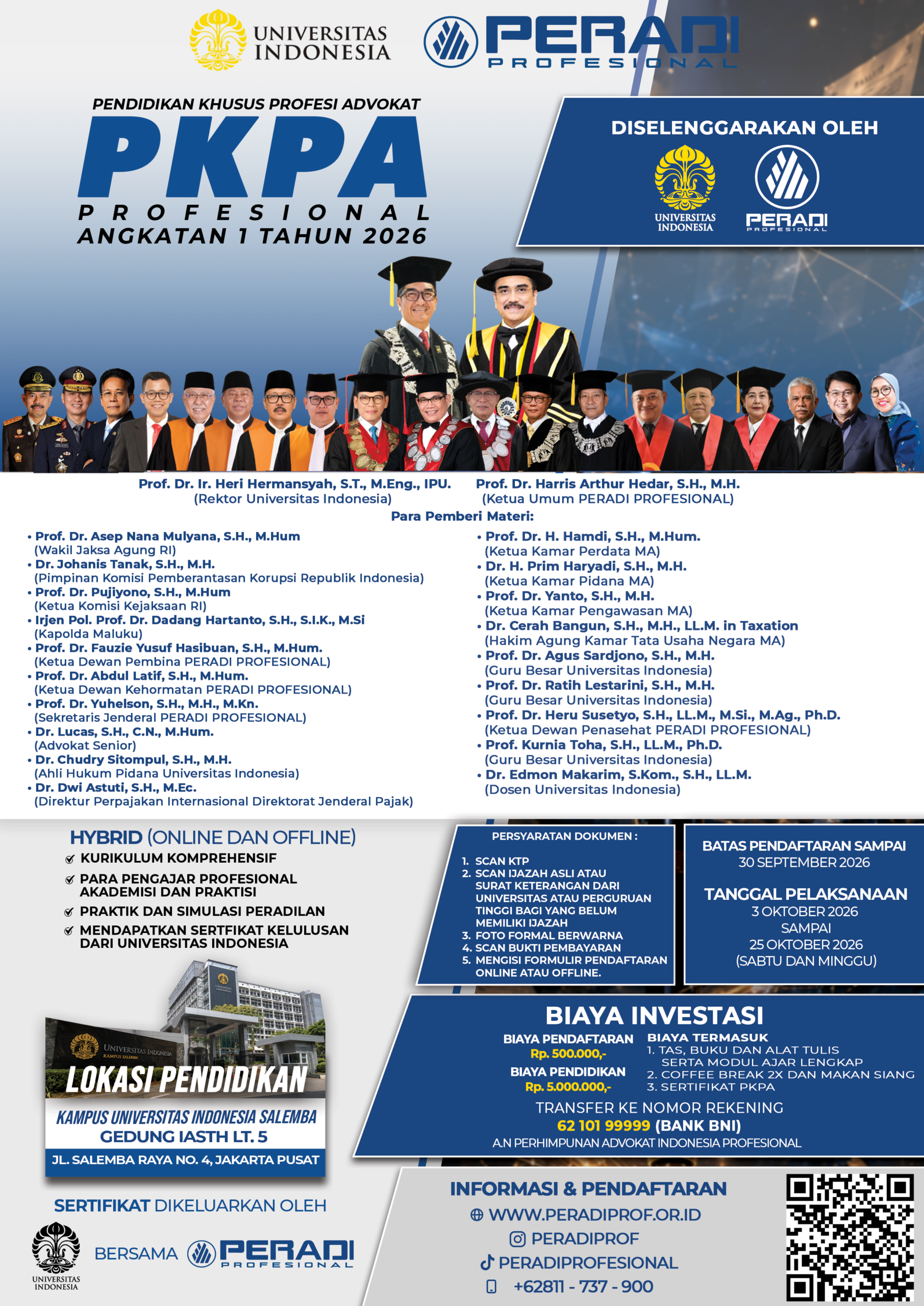 Ketum Serikat Media Siber Indonesia (SMSI) Himbau Kepada Pengurus dan Anggota Ikut PKPA Atau Pendidikan Mediator