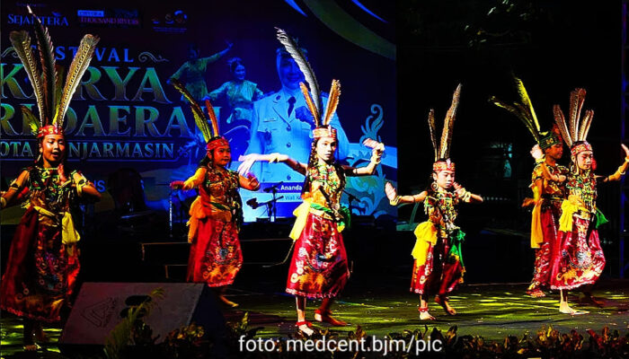 Gemerlap Festival Karya Tari ‘Napas Bumi dan Laut’ Puncaki Perayaan 5 Abad Kota Banjarmasin