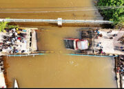 Jembatan Saka Harang Mantuil Ambruk Jembatan Saka Harang Mantuil Ambruk