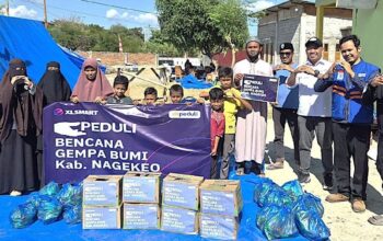 Seluruh BTS Pulih  XLSMART Salurkan Bantuan Lanjutan bagi Masyarakat Terdampak Bencana di NTT