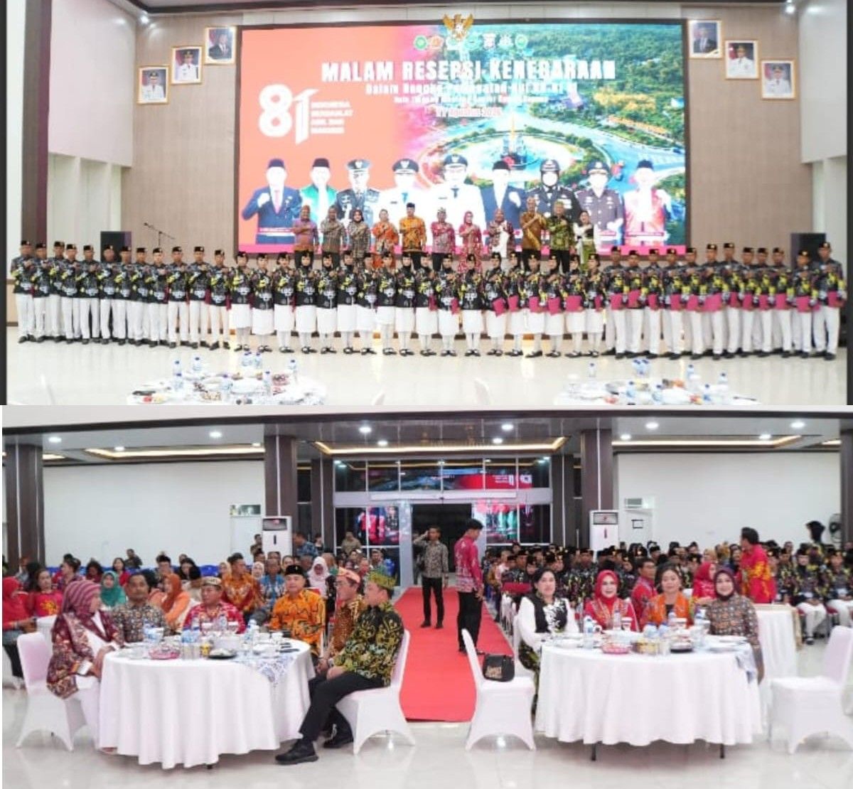 Pemerintah Kabupaten Kapuas Gelar Malam Resepsi Kenegaraan Sebagai Puncak Peringatan HUT ke-81 Kemerdekaan RI
