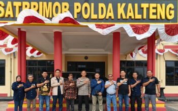 Iwo jalin Sinergitas dengan Dansat Brimob Polda Kalteng