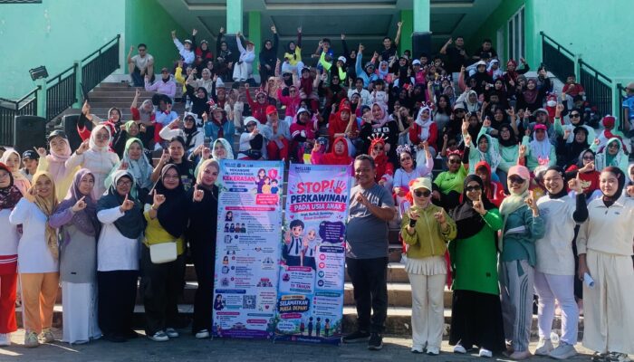 Hadiri Senam Sahabat Anak 2026, Hj. Masliana Perkuat Komitmen Mewujudkan Kabupaten Kapuas Ramah Anak