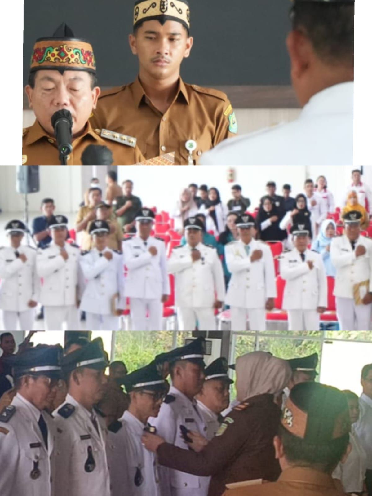 Bupati Wiyatno Lantik 9 Pj Kepala Desa dan 10 Anggota BPD PAW se-Kabupaten Kapuas