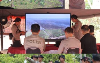 Konferensi Pers Kapolda Kalteng Ungkap 2 Pelaku Karhutla di Pulang Pisau, Bakar 12 Titik Lahan dan Ancam Saksi dengan Senapan Angin