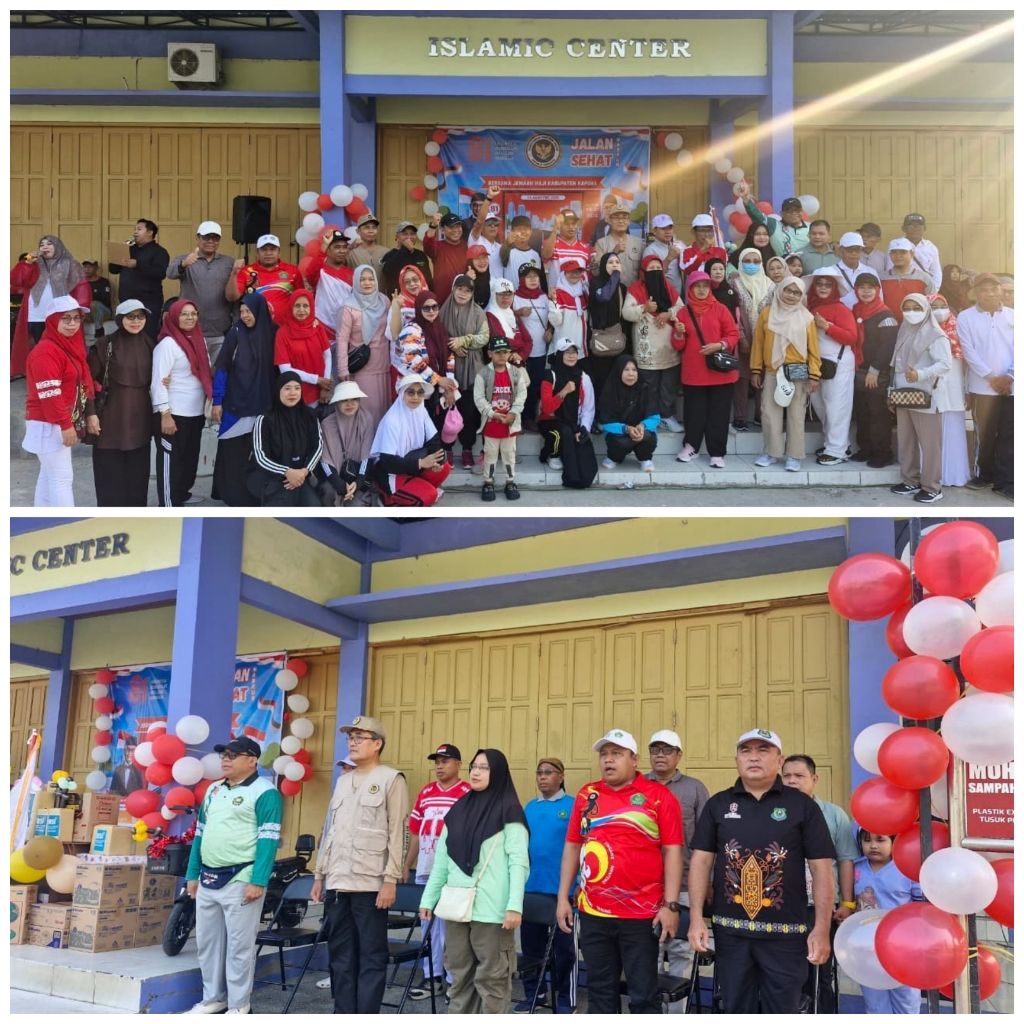 “Anggota DPRD Kapuas Masliana” Ikuti Jalan Sehat Dalam rangka HUT RI