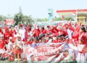 31 PAUD Semarakkan Gebyar Merah Putih, Bunda PAUD Batola Dorong Anak Berani dan Kreatif
