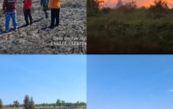KARHUTLA di Dadahup A5 Cepat Diredam,Berkat Sinergi Tim Gabungan dan Warga setempat Teruji Tangguh