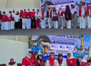TP PKK Barito Kuala Bersama Organisasi Perempuan Kalsel Semarakkan HUT RI