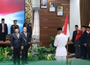 Bupati Batola Kukuhkan Paskibraka 2026, Siap Emban Tugas Kibarkan Merah Putih