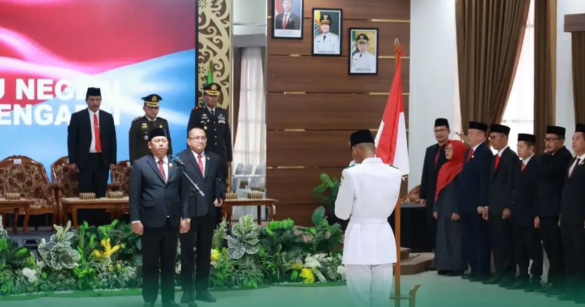 Bupati Batola Kukuhkan Paskibraka 2026, Siap Emban Tugas Kibarkan Merah Putih
