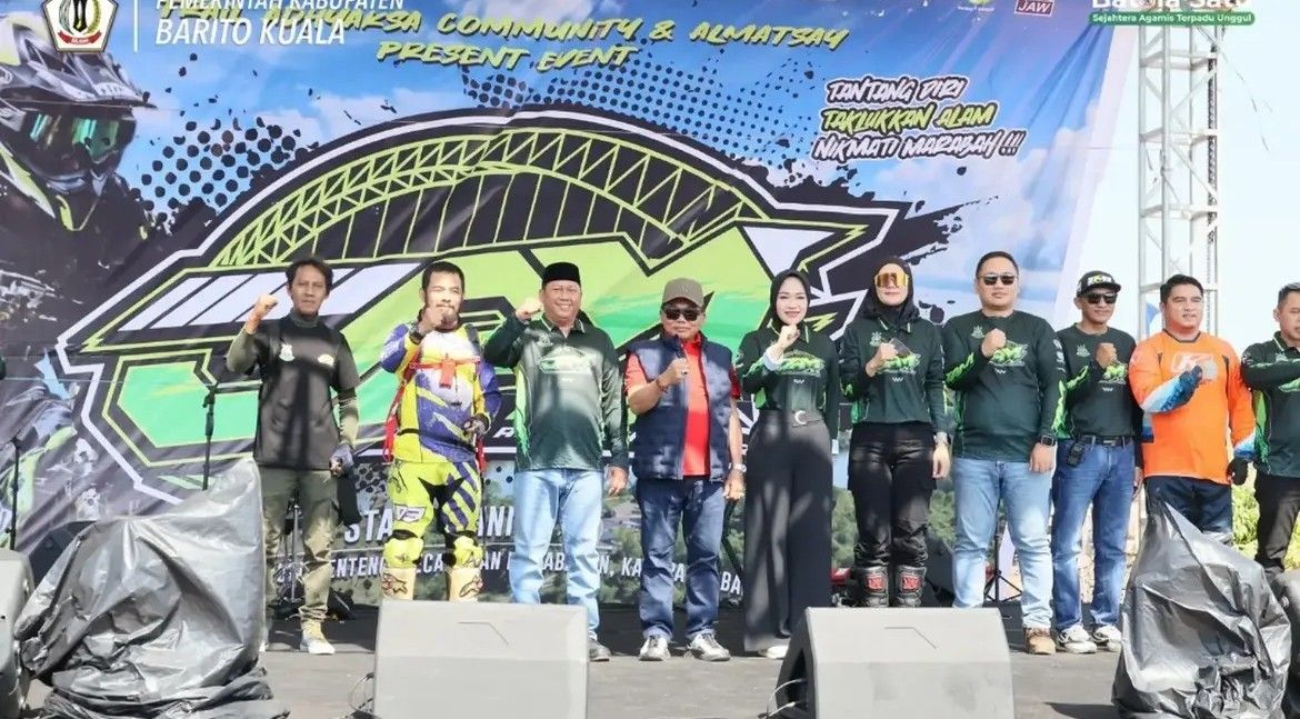 150 Rider Jelajahi Alam Marabahan, Event Trail Perdana Promosikan Potensi Wisata Batola