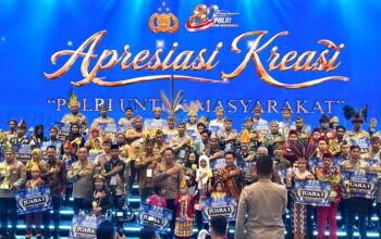 Polda Kalteng Raih Dua Penghargaan di Malam Apresiasi Kreasi Polri