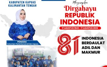 DPC Partai Demokrat Kapuas Mengucapkan Dirgahayu RI ke-81