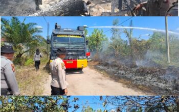 Sigap Merespons Laporan Warga, Ditsamapta Polda Kalteng Padamkan Kebakaran Lahan Sigap Merespons Laporan Warga, Ditsamapta Polda Kalteng Padamkan Kebakaran Lahan