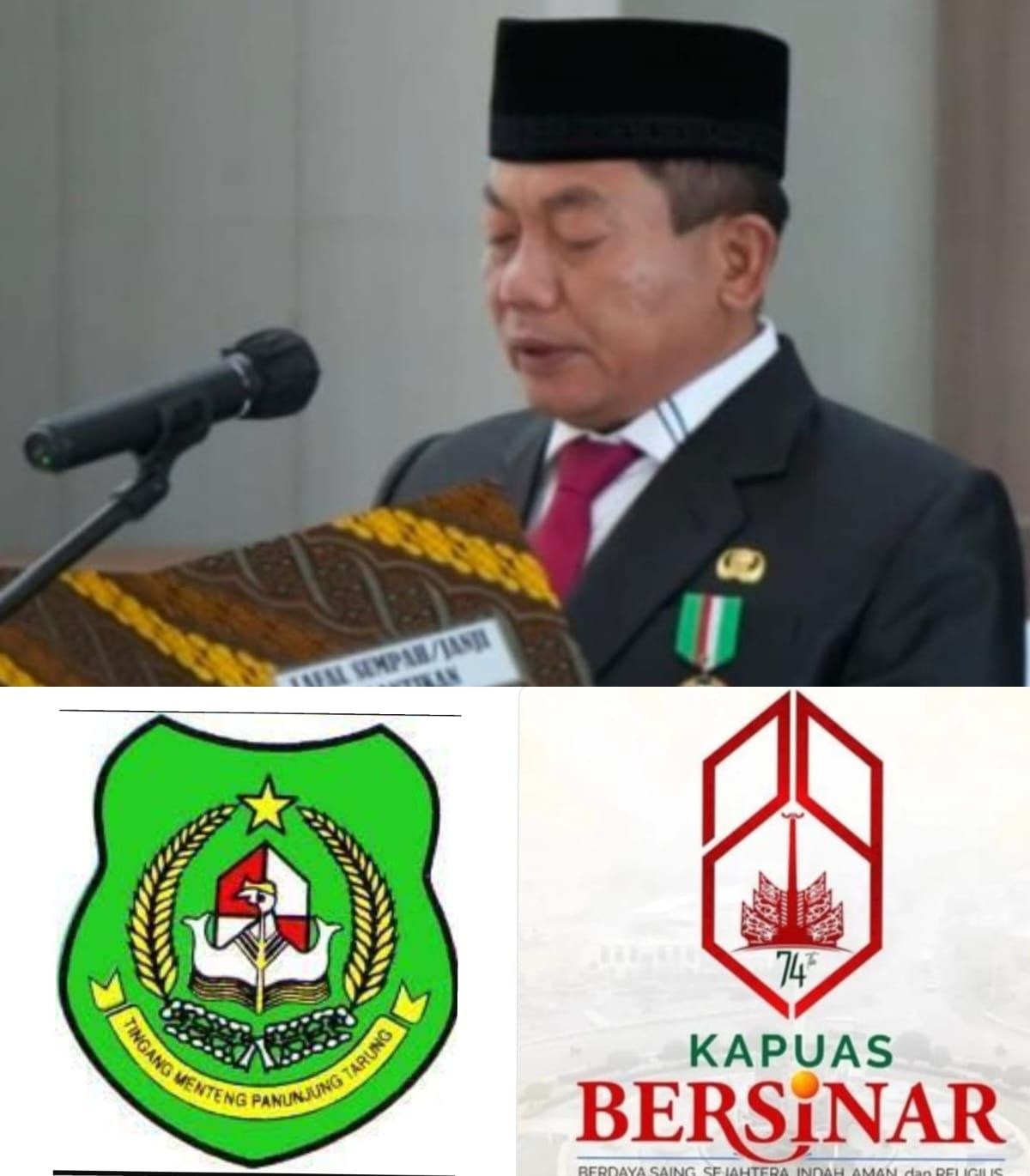 Bupati Kapuas Lantik Tiga Pejabat Pimpinan Tinggi Pratama dan 12 Pejabat Manajerial