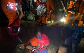 Tim Satgas Karhutla evakuasi 8 Orang yang terjebak Kebakaran Lahan di Palangka Raya