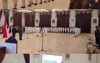 Bupati Kapuas Resmi Kukuhkan 42 Anggota PASKIBRAKA Tahun 2026, Simbol Harapan dan Semangat Generasi Muda