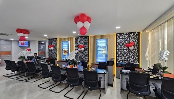 Semarak HUT ke-81 RI, BRI BO Kemayoran Percantik Kantor dengan Dekorasi Merah Putih