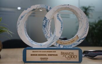Raih Gelar Champion di Brands for Good Award, BINUS SCHOOL Simprug Jadi yang Terbaik untuk Kategori Pendidikan Berdampak