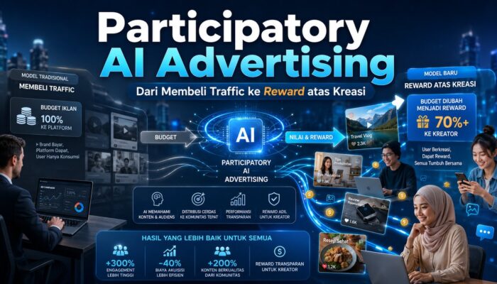 Participatory AI Advertising Dorong Model Baru Ekonomi Periklanan: Dari Membeli Traffic Menuju Memberikan Reward atas Kreasi