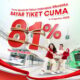 KAI Bandara Hadirkan Promo “Bayar Tiket Cuma 81%” Sambut HUT ke-81 RI