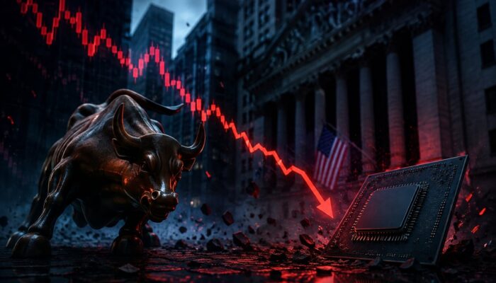 Wall Street Melemah Tajam, Saham Teknologi dan Semikonduktor Jadi Penekan Utama