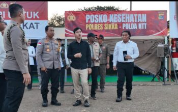 Polda NTT Dampingi Wapres Gibran dari Sekolah hingga Tenda Pengungsian, Pastikan Korban Gempa Terlayani
