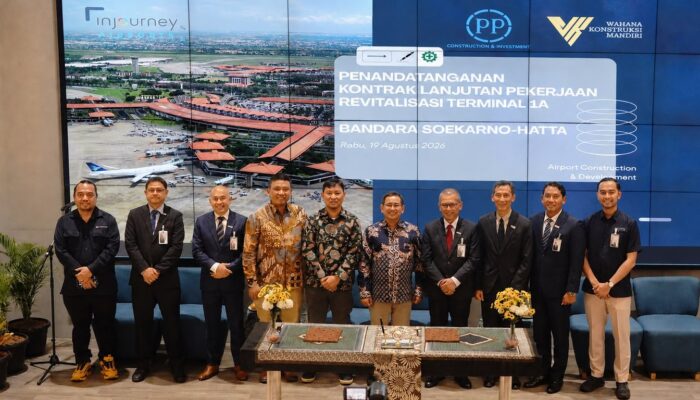 PTPP Raih Proyek Lanjutan Revitalisasi Terminal 1A Bandara Soekarno-Hatta  Senilai Rp1,19 Triliun