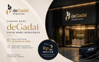 deGadai Buka Cabang di Pasar Mobil Kemayoran, Kucurkan Pinjaman hingga Rp2 Miliar untuk Showroom deGadai Buka Cabang di Pasar Mobil Kemayoran, Kucurkan Pinjaman hingga Rp2 Miliar untuk Showroom