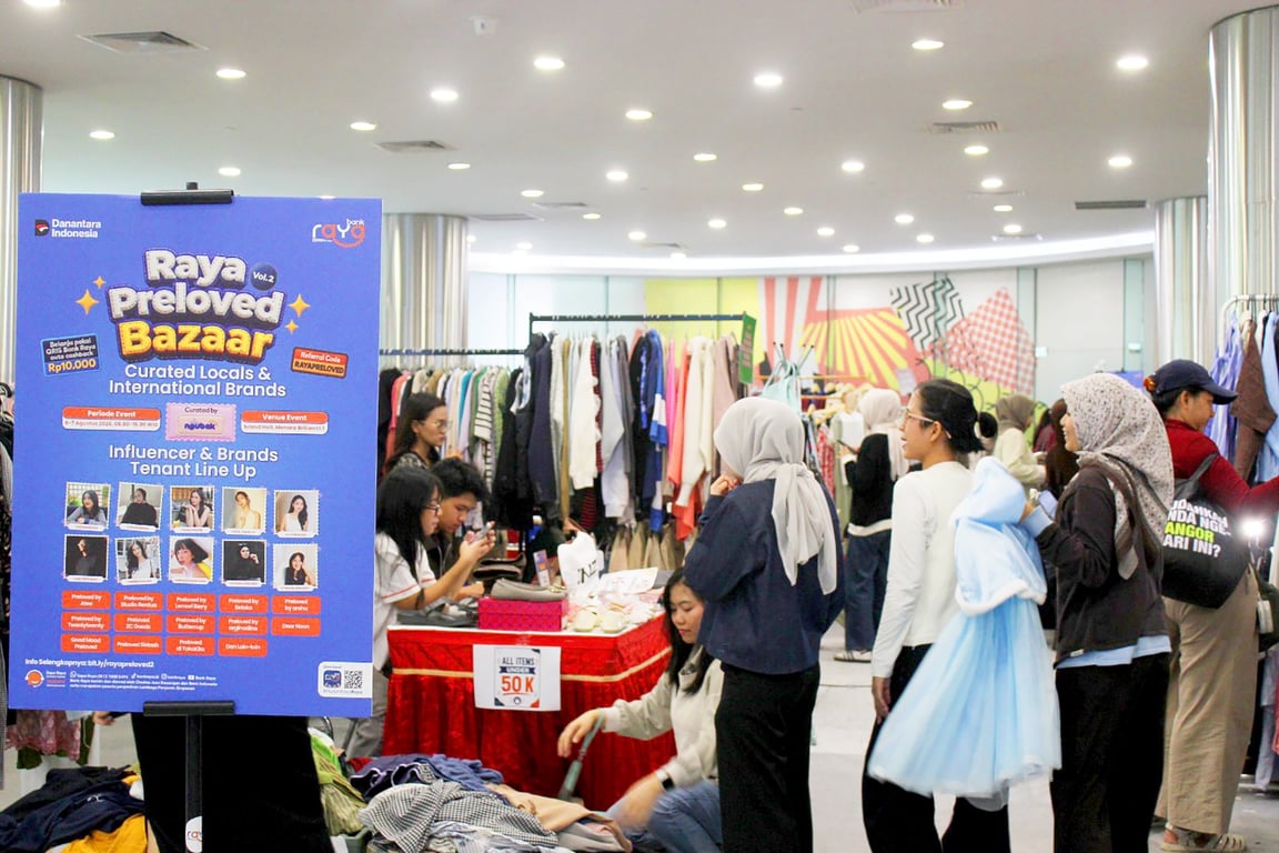 Bank Raya Dorong Circular Economy dan Transaksi Digital melalui Raya Preloved Bazaar Vol.2