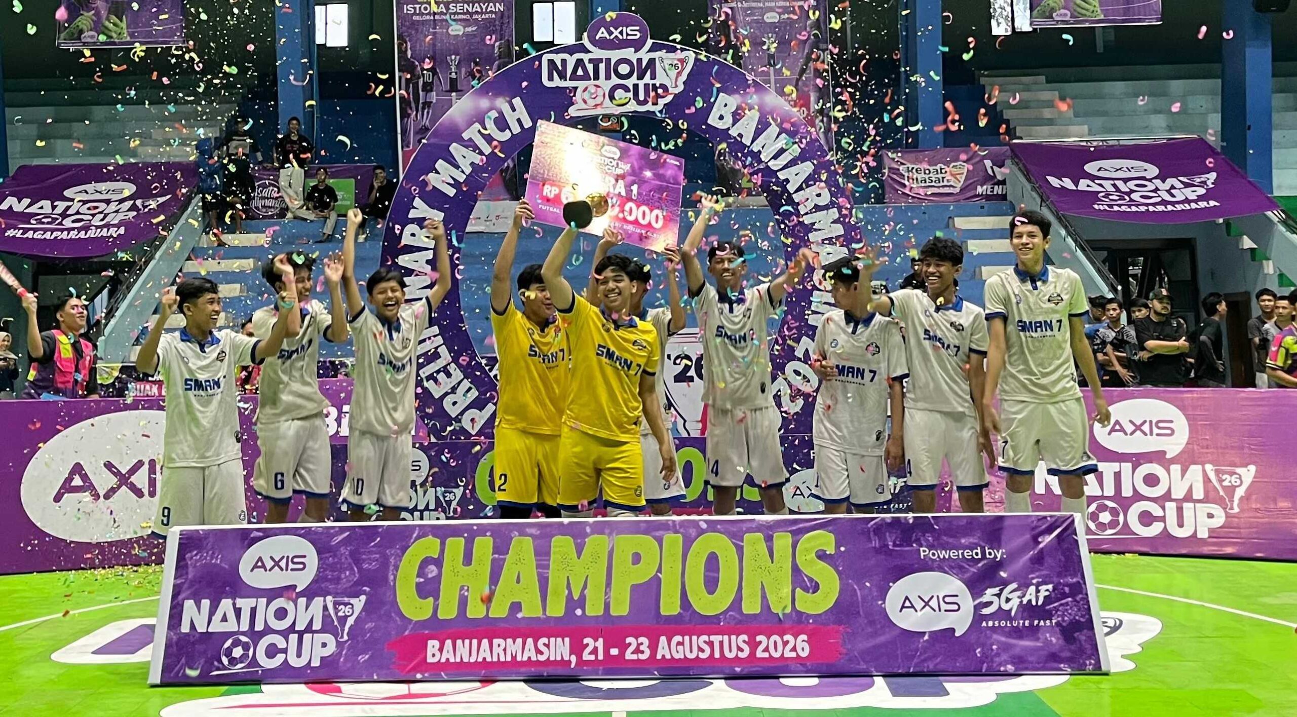 SMAN 7 Banjarmasin Juara AXIS Nation Cup 2026 Kalsel, Bidik Gelar Regional hingga Nasional