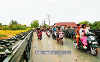 Jembatan Sementara Saka Harang Kembali Dibuka