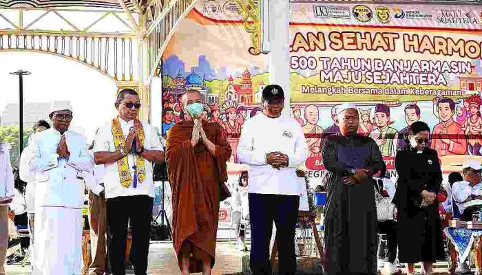 Doa Bersama Enam Agama Warnai 500 Tahun Banjarmasin
