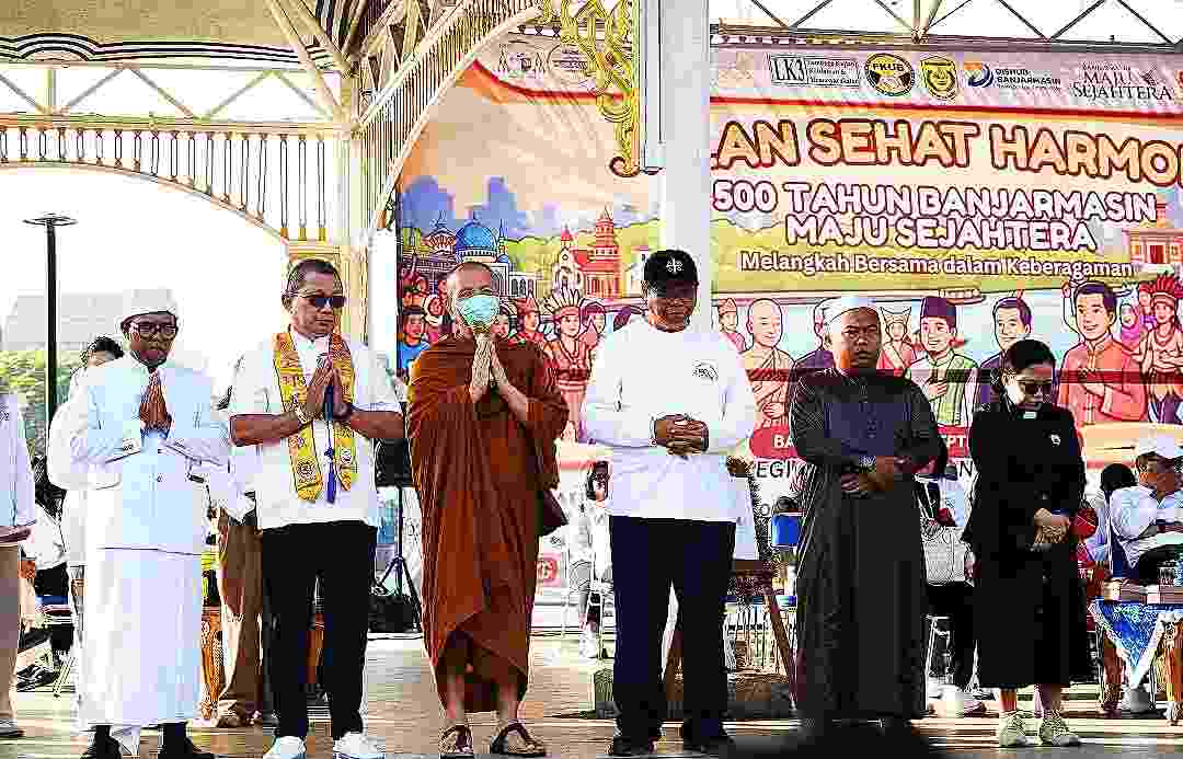 Doa Bersama Enam Agama Warnai 500 Tahun Banjarmasin