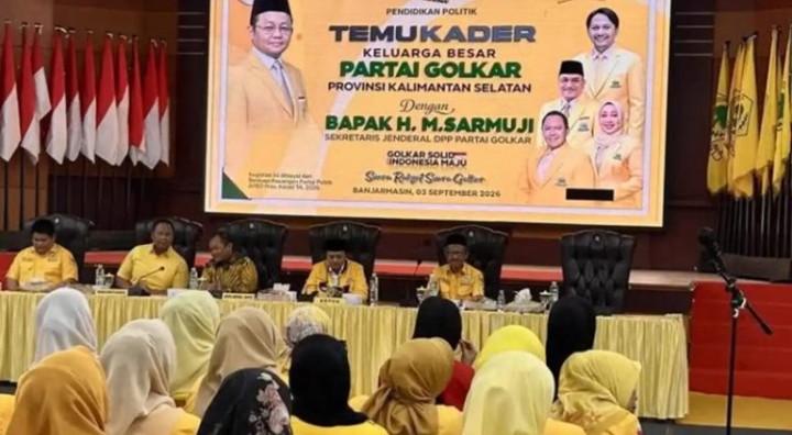 Konsolidasi Kader Partai Golkar Kalsel, Dihadiri Sekjen DPP Sarmuji