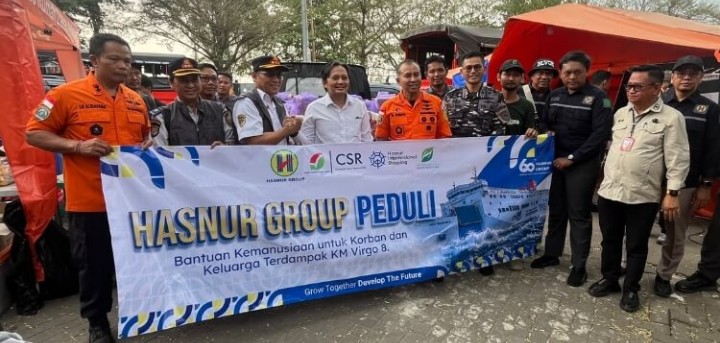 Keluarga Korban KM Virgo Transport 8,Memperoleh Bantuan Hasnur Group 