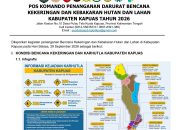 PUSDALOPS BPBD Kapuas Rilis Laporan Harian: 12 Titik Kebakaran Dipadamkan, 690 Titik Panas Terdeteksi per 29 September 2026