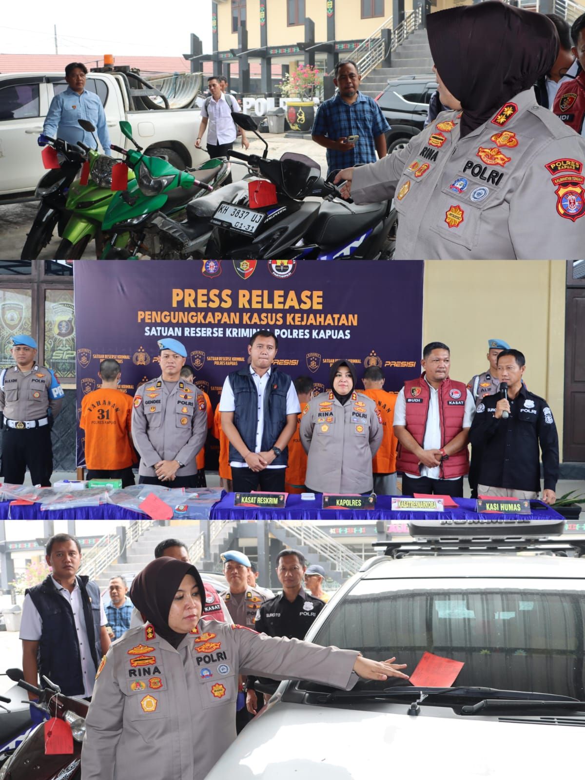 Polres Kapuas Ungkap Kasus Narkoba, Sita 150 Gram Sabu Selama September