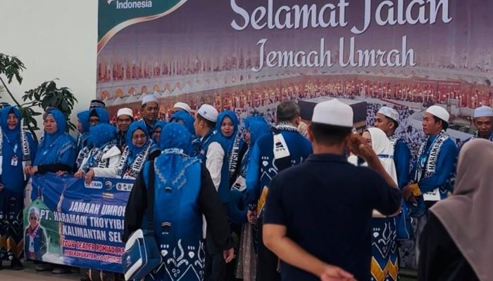 Ada Holding Area Baru, Keberangkatan Jemaah Umrah di Syamsudin Noor Lebih Tertib