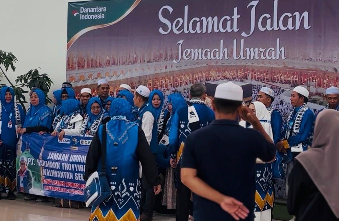 Ada Holding Area Baru, Keberangkatan Jemaah Umrah di Syamsudin Noor Lebih Tertib